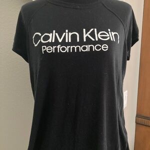 Calvin Klein Performance Tee Shirt Black Size Large